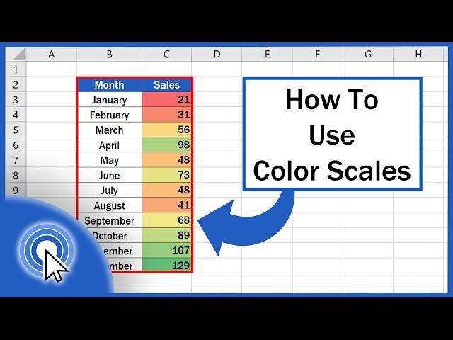 How to Use Color Scales in Excel (Conditional Formatting)