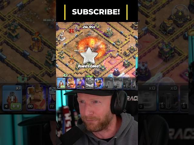 NEW Trojan Horse FIREBALL method! #clashofclans #esports