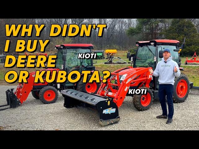 YOU CAN PROBABLY GUESS WHY I DIDN'T BUY DEERE OR KUBOTA.