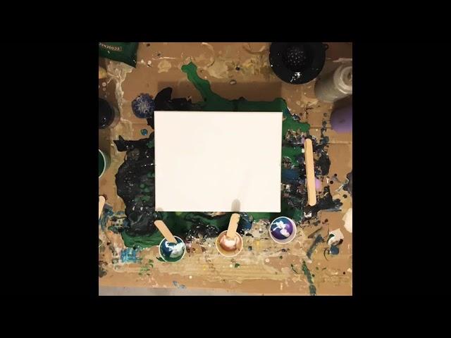 Fluid Art - Acrylic Pour Painting - Time Lapse