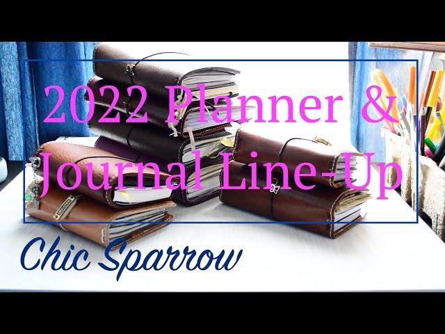 2022 Planner & Journal Line-Up; Chic Sparrow(From Pocket to A5 sizes) Ramblings. 