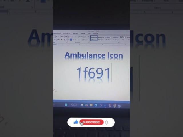  word shortcut key symbol Ambulance icon #msword #viral #Shortcut #Computer #tricks #Short #windows