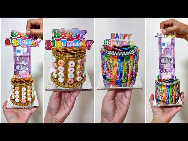 DIY CUTE SIZE MONEY PULLING CANDY CAKE