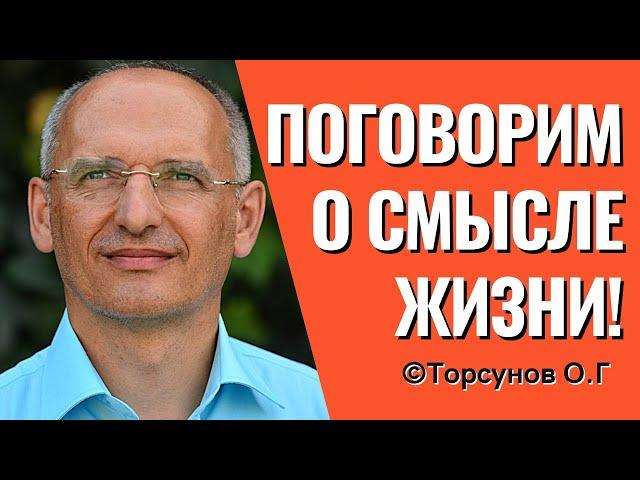 Поговорим о смысле жизни! Торсунов лекции.