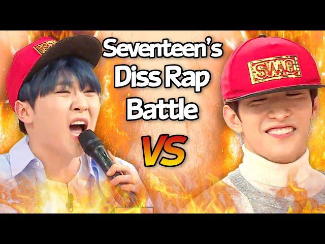 ＂You Really Can't Rap＂ Seventeen's Hilarious Rap Battle  | Idol Room