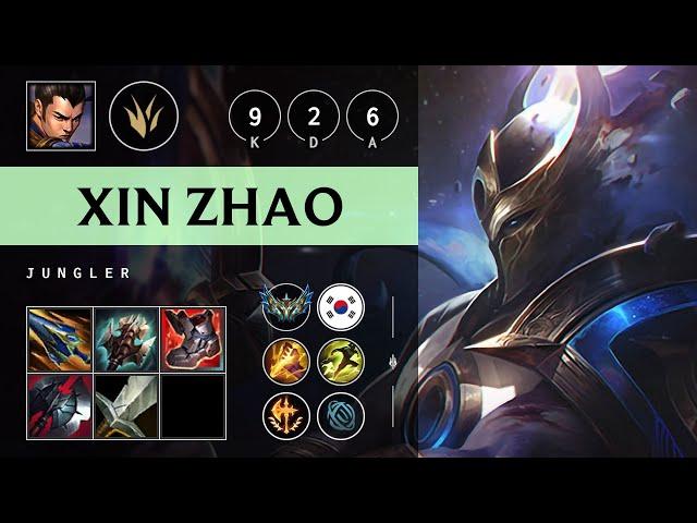 Xin Zhao Jungle vs Lee Sin - KR Challenger Patch 25.12