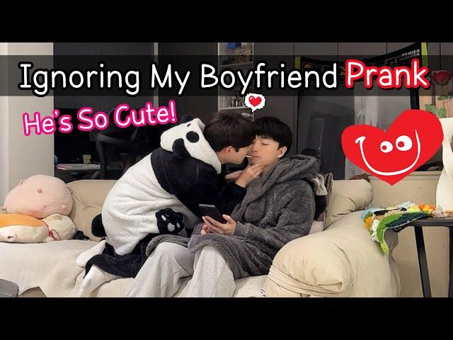 Ignoring My Boyfriend...*prank*[Gay Couple Lucas&Kibo BL]