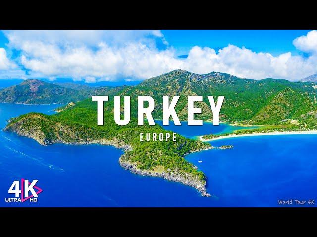 FLYING OVER TURKEY (4K UHD) - Relaxing Music Along With Beautiful Nature Videos(4K Video HD)