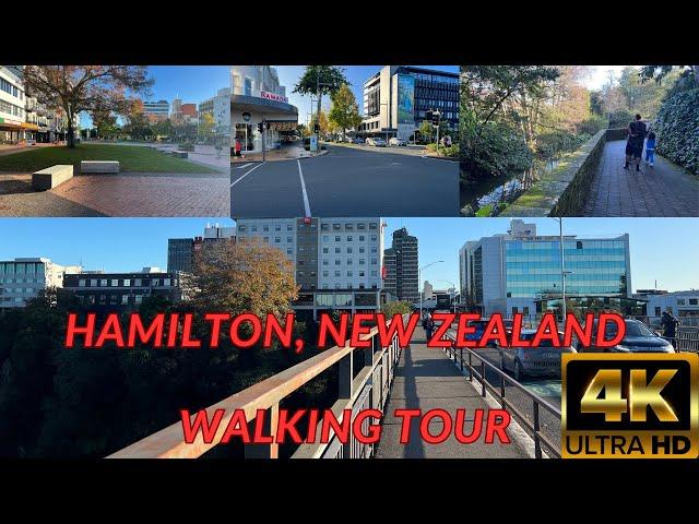 Hamilton, New Zealand Walking tour [4K]