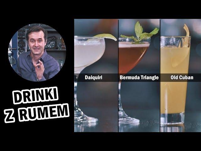 Drinki z rumem! Jak zrobić łatwe koktajle na rumie? Przepis na Daiquiri, Bermuda Triangle, Old Cuban