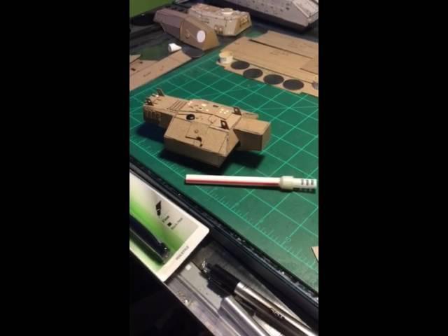 Tony b ISM extreme Wargaming:scratch built tank on test!