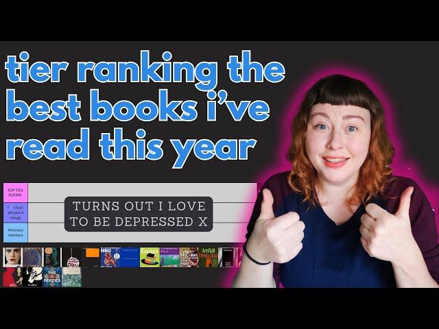 Doing this gave me anxiety  | tier ranking the best books I've read this year