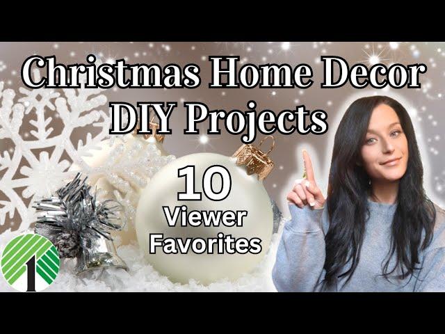 WINTER Home Decor DIY Projects | Dollar Tree | Budget Friendly