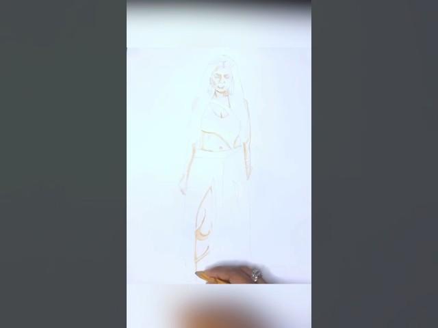 Drawing of Tejaswi Prakash as Pragati Sarvashreshtha Shesh Naagin in Naagin season 6 |Naagin Drawing