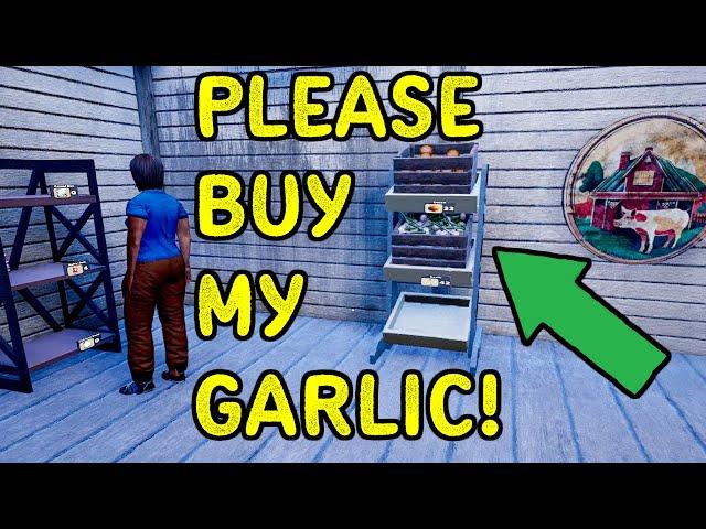 Farmer's Shop Simulator - I Don't Know How To Sell Garlic