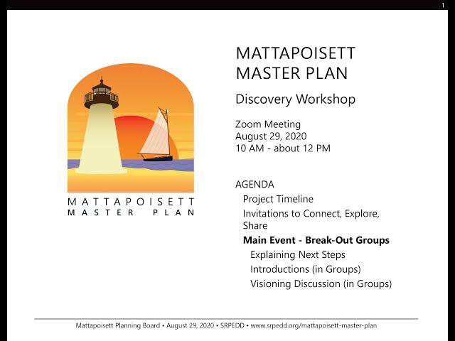 Mattapoisett Master Plan Discovery Workshop #2