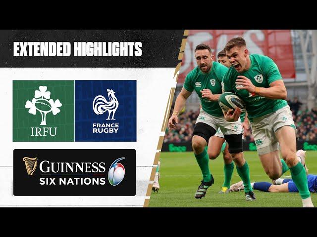 THE GREATEST MATCH?  | Extended Highlights |  Ireland v France | Guinness Six Nations Rugby