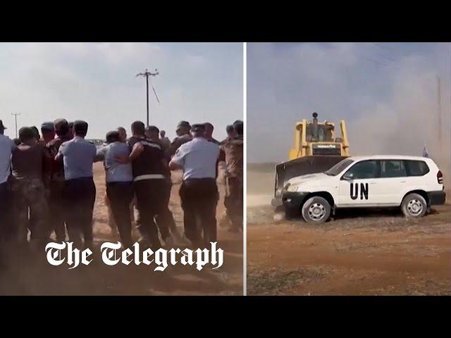 UN peacekeepers clash with Cypriot Turks in buffer zone