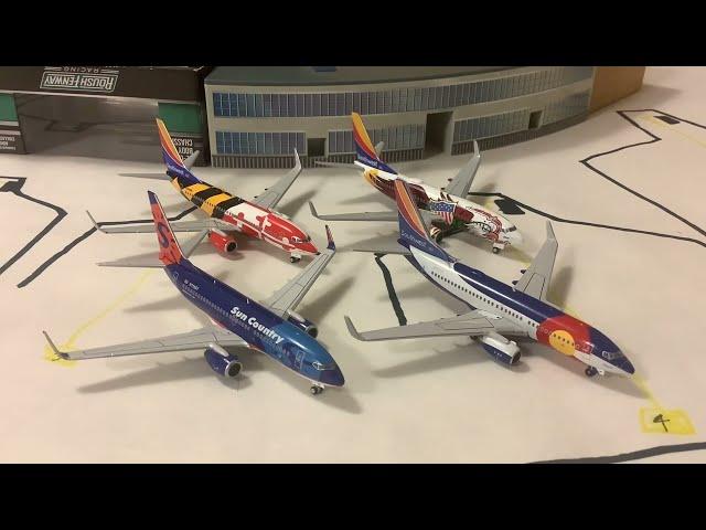 Gemini Jets, Panda Models, NG Models 737-700 Mould Comparison