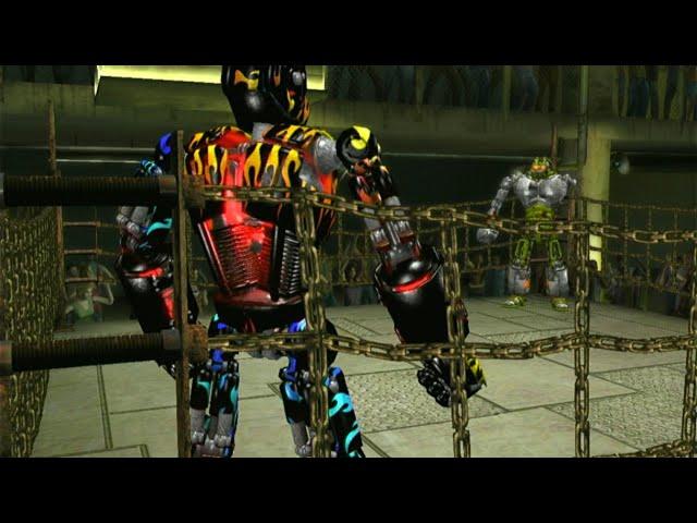 REAL STEEL THE VIDEO GAME - FLAM3Z vs SCRAPBOT - UNDERWORLD STAGE 1