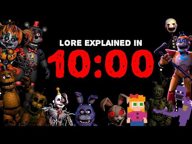 FNAF LORE EXPLAINED IN 10 MINUTES