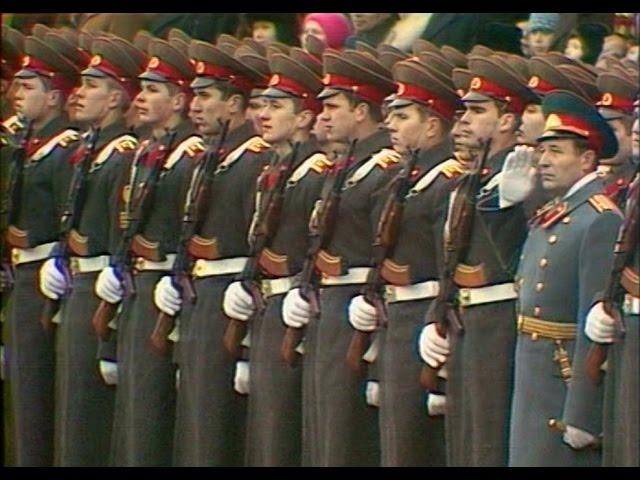 HD Soviet October Revolution Parade, 1977 Part I Парад 7 Ноября