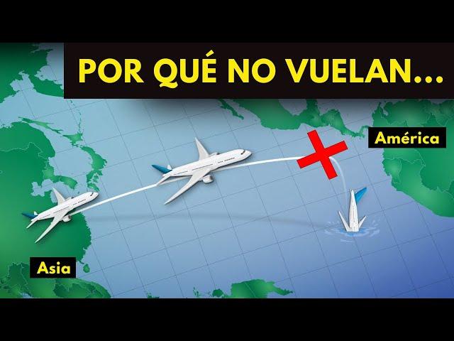 ️ Por qué los Aviones NO Vuelan entre el Este de Asia y Sudamérica 