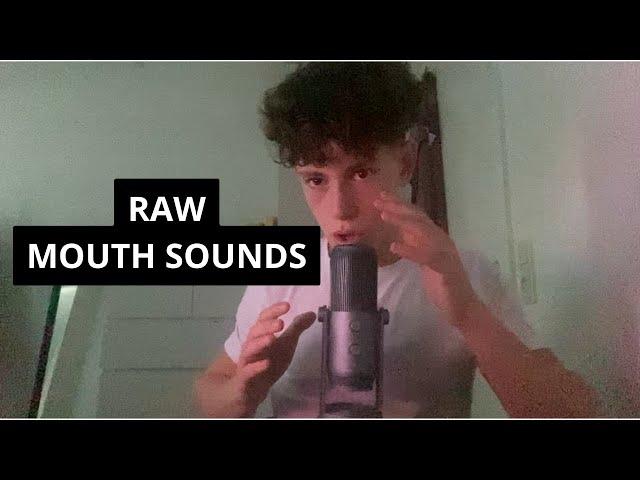 ASMR Raw Mouth Sounds (Clicky and tingly)