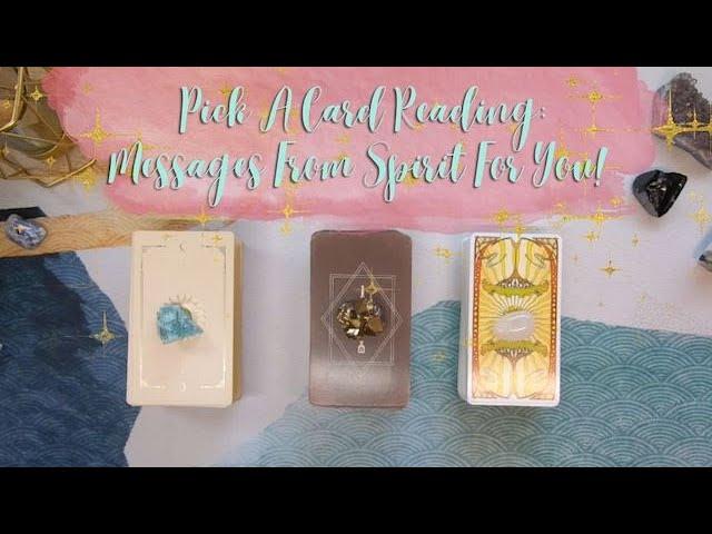 Pick A Card Reading - **RING RING** Spirit Has Messages For You RIGHT NOW!️ TIMELESS