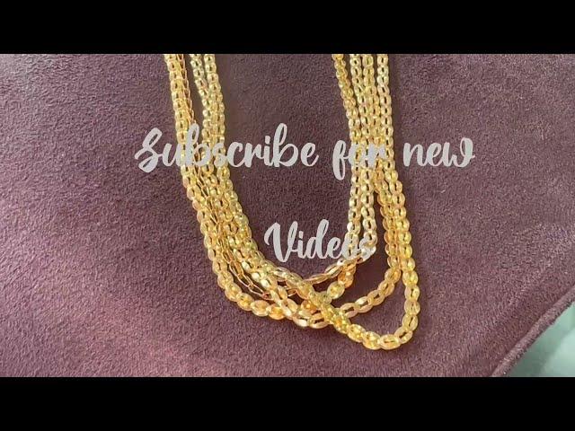 Gold coffee chain locket 60 grm | pedda gulsu | Nsj