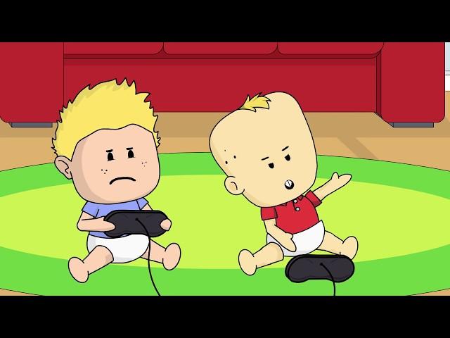 Video Game Rage! Baby Alan Cartoon Season 2 Episode 4