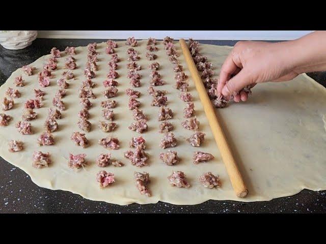 HAVE YOU EVER CUT THE ravioli in this way⁉️No need to close them one by HOW TO MAKE LOTS OF ravioli