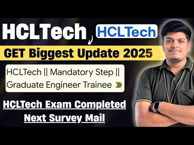 HCLTech GET Skill Preference Form Big Updates | HCLTech GET Off Campus Drive 2025 | HCLTech Hiring