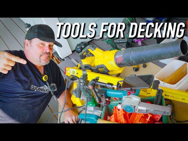 Tools I Use For Laying Deck Boards || Dr Decks