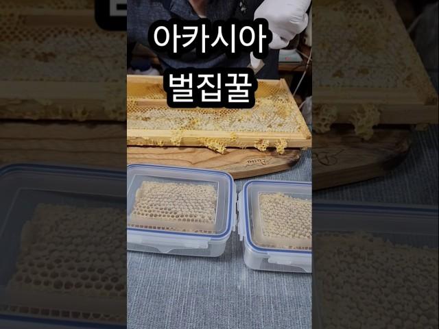 아카시아 벌집꿀 40%할인판매 합니다