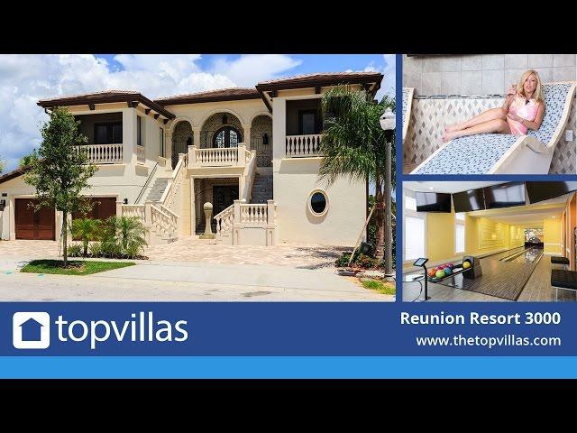 Reunion Resort 3000 - Luxury Orlando Villa near Disney with Bowling Alley