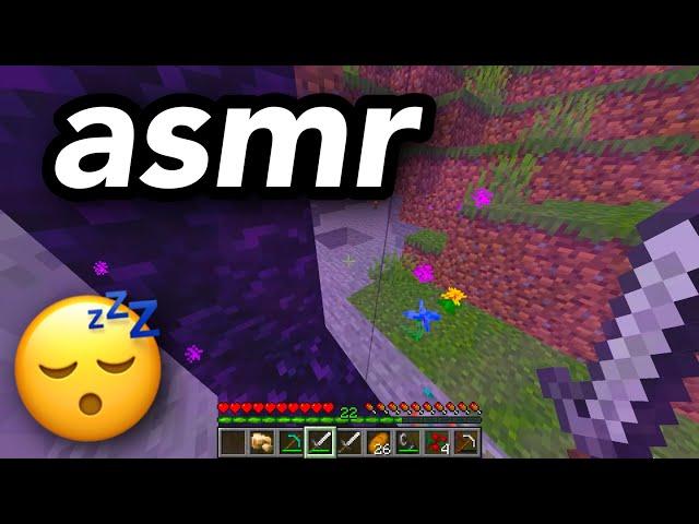 asmr gaming  (minecraft) whispering + relaxing keyboard sounds (ep. 3 into the nether!)