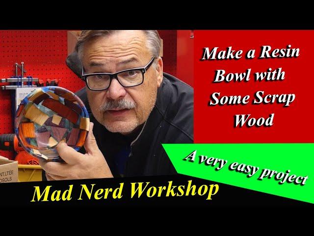 Make This Resin Bowl With Some Old Scraps of Wood