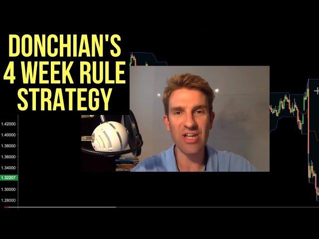 Donchian's 4 Week Rule Trend Trading Strategy 