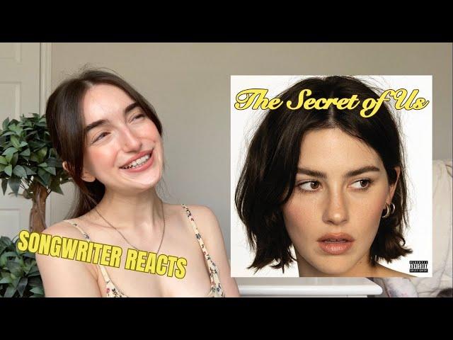 HER BEST ALBUM?!?! | Songwriter reacts to The Secret of Us - Gracie Abrams Album Reaction