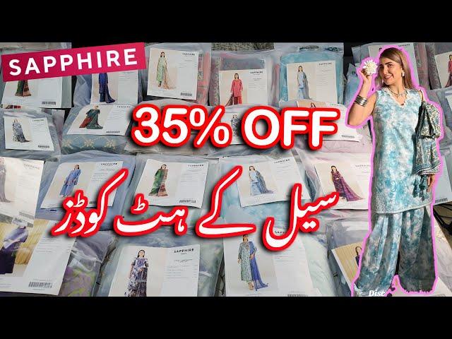 Sapphire Sale Flat 35% OFF ️ / Sapphire Sale Shopping Haul ️ / Hit Codes Restock #sale #shopping