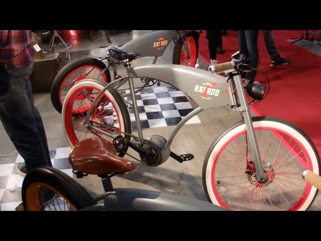 E-Bike Rat Rod , 100% electric motorbicycle , Motorbeurs Utrecht 2017