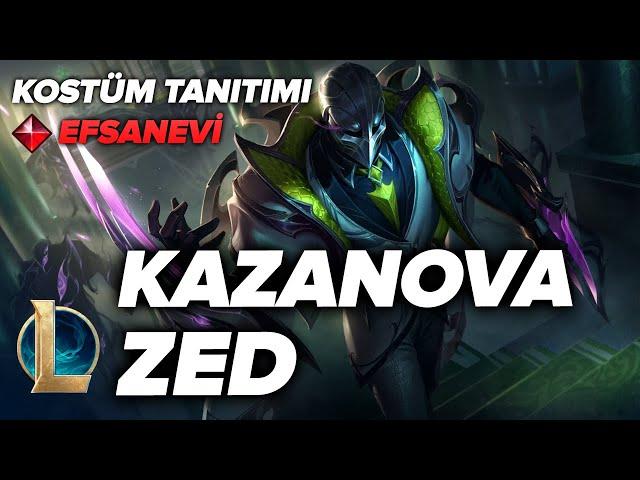 Debonair Zed In Game Skin Preview - League of Legends