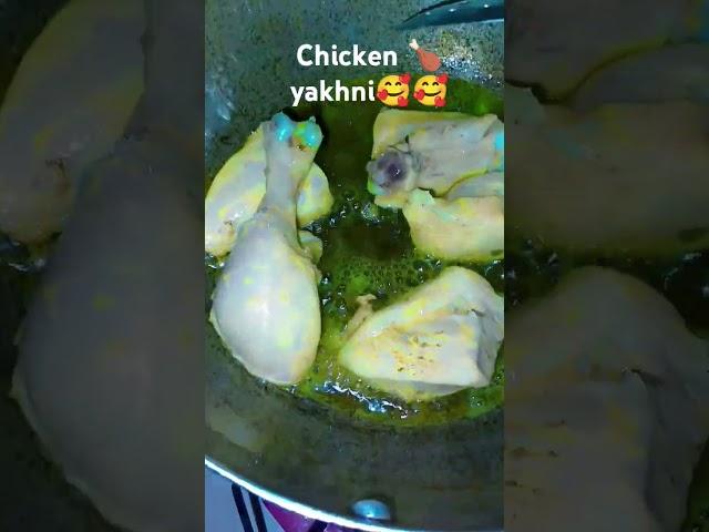 tasty  chicken  yakhni