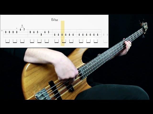 Queen - Somebody To Love (Bass Cover) (Play Along Tabs In Video)