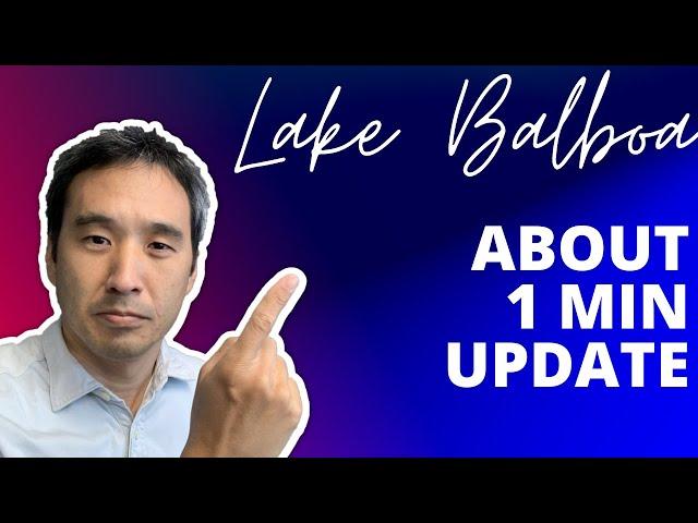 Lake Balboa real estate market update - March 2022