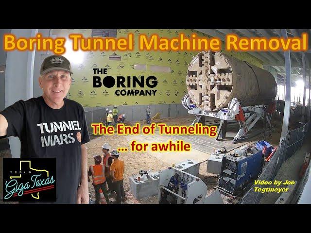 Boring Tunnel Operations End at Giga Texas ... an Update!