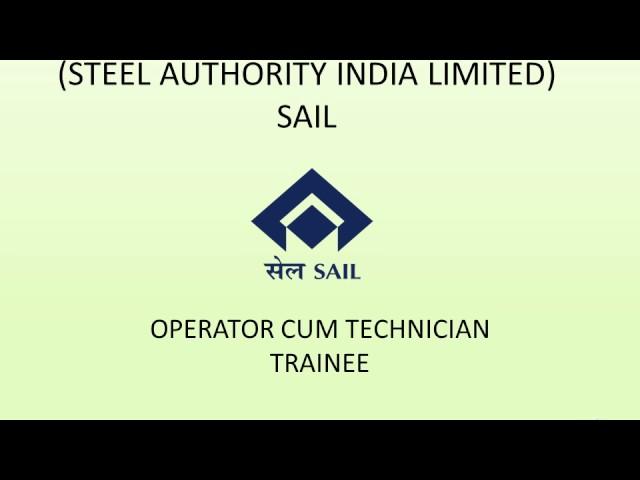 Syllabus for SAIL Examination