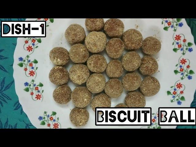 BISCUIT BALL | SNACK | HOME MADE | தமிழ் | AMUDHA KITCHEN