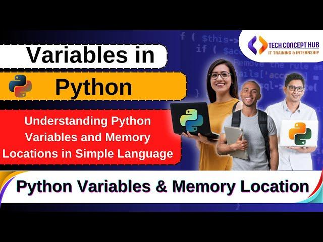 Exploring Python Variables and Memory Allocation  | Python List Tutorial  | Tech Concept Hub.